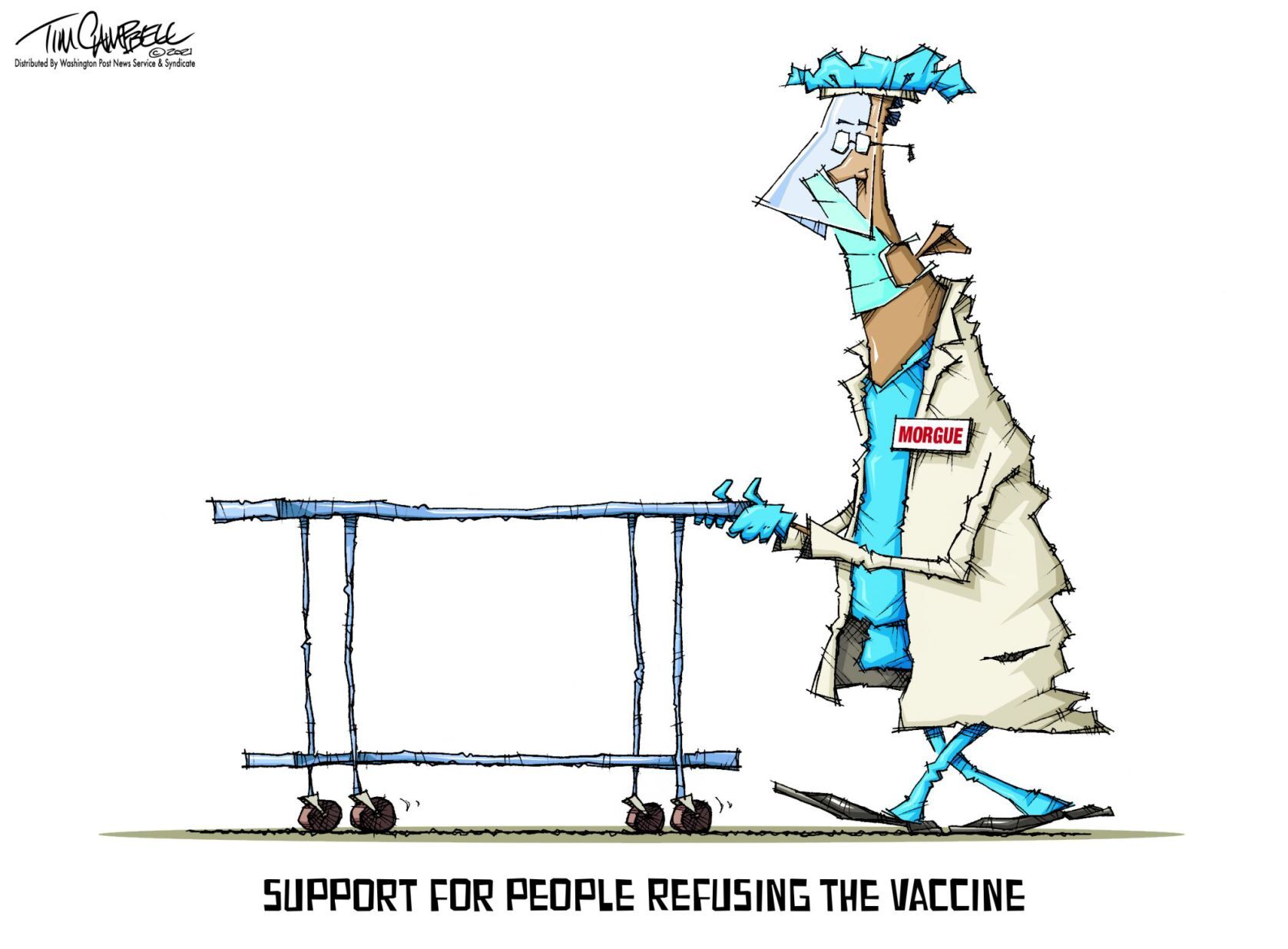 Tim Campbell cartoon